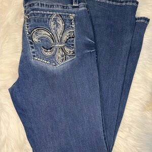 Miss Me Woman’s  Blue Embellished Jeans